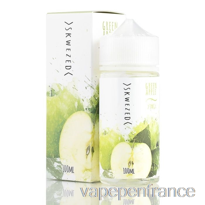 Pomme Verte - E-liquide Skwezed - Stylo Vape 100 Ml 3 Mg